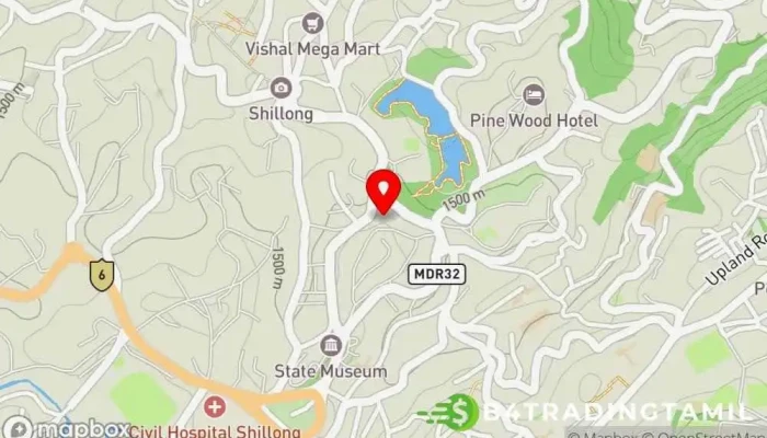 வரைபடம் ஆபீஸ் ஆப் டெபுடி கமிஷனர் அரசு அலுவலகம் இல் Shillong, ஷில்லாங்