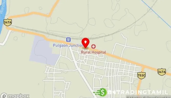 Bank Of Maharashtra -    Pulgaon Branch வரைபடம் - Pulgaon, Wardha