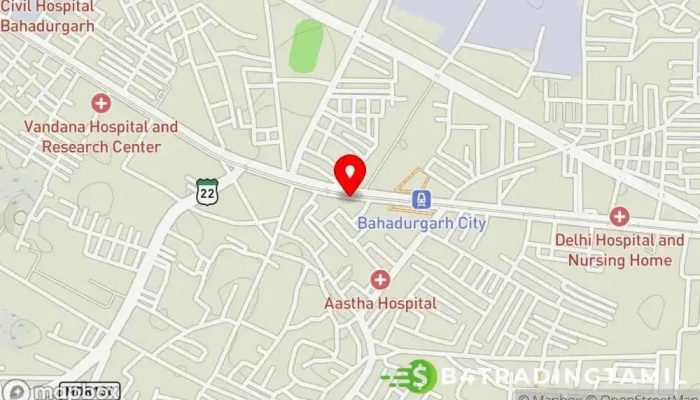 வரைபடம் சிண்டிகேட்பாங்க் பகதுர்கர் பிராஞ்ச் வங்கி இல் Bahadurgarh, பஹதூர்க்கர்