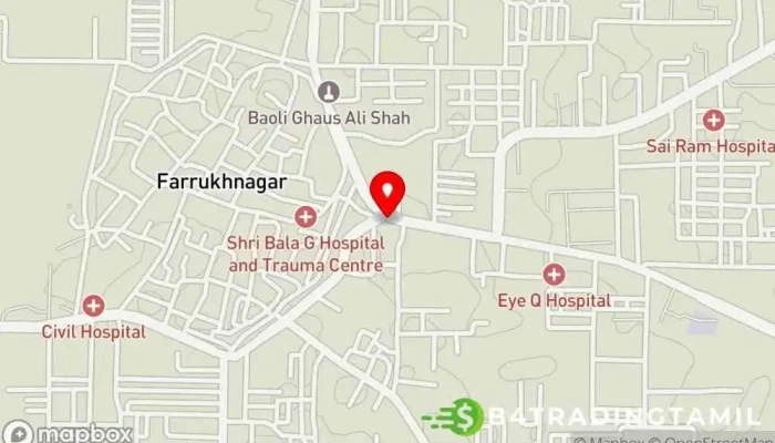 வரைபடம் Farrukh nagar மளிகைக் கடை இல் Farukh Nagar