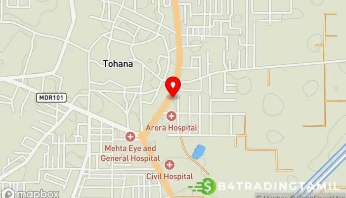 Icici Bank Tohana -  Branch Atm வரைபடம் - Tohana, டோஹானா