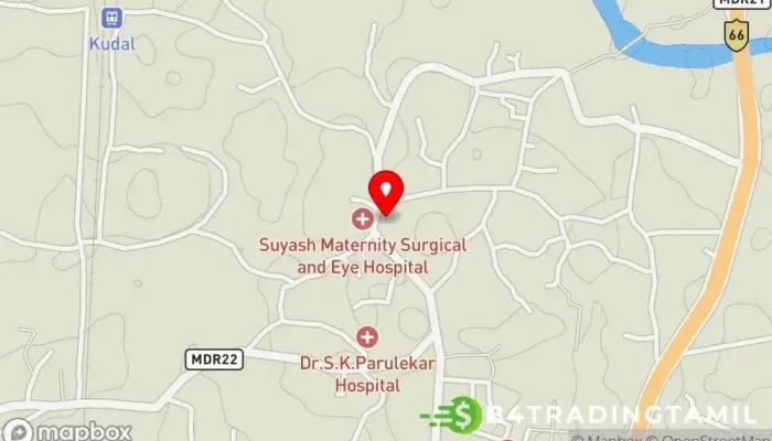 Kudal St Bus Stand வரைபடம் - Kudal, குடால்