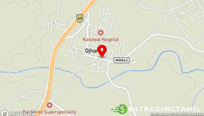Nagarparishad Ozar Mig வரைபடம் - Ojhar, ஒஜ்கார்