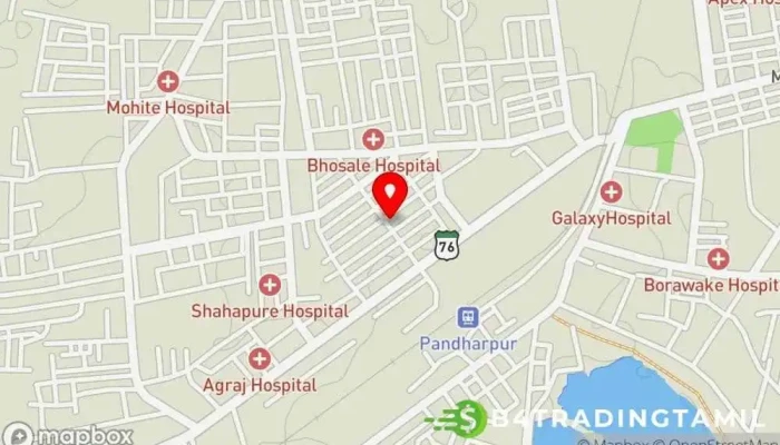 Rukmnni Ckaakri Vngki Ltt வரைபடம் - Pandharpur, பந்தர்பூர்