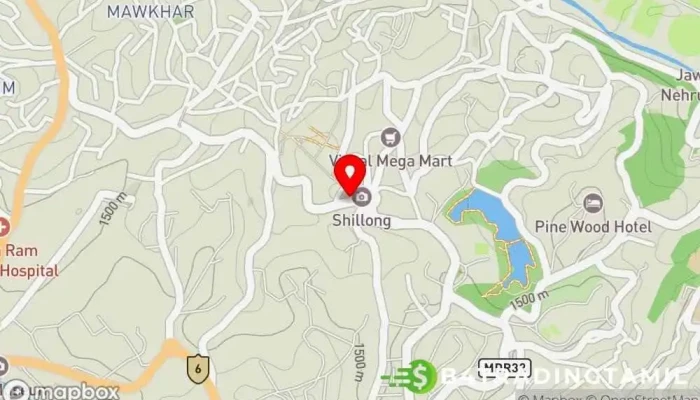 வரைபடம் The Shillong Address ஹோட்டல் இல் Shillong, ஷில்லாங்